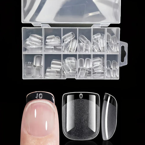 120Pcs Full Cover Press On Nail Tips Stiletto Almond Square Coffin