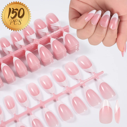 100PCS Short Square False Toenail Tips Full Cover White Artificial