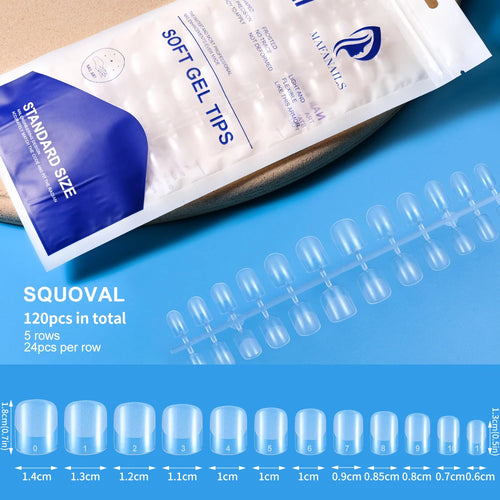 100PCS Short Square False Toenail Tips Full Cover White Artificial