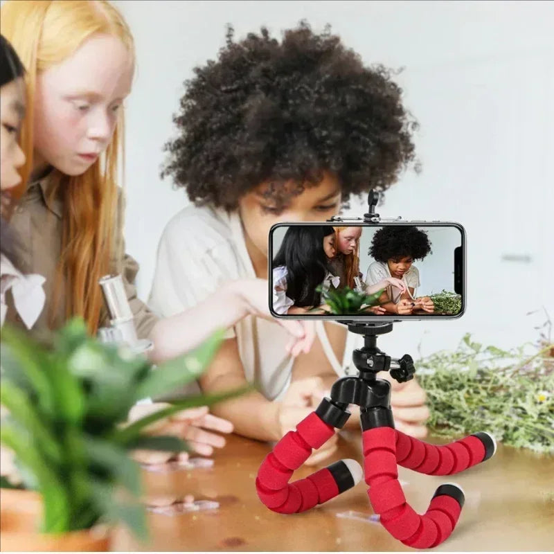 Tripods Tripod For Phone Mobile Camera Holder Clip Smartphone Monopod